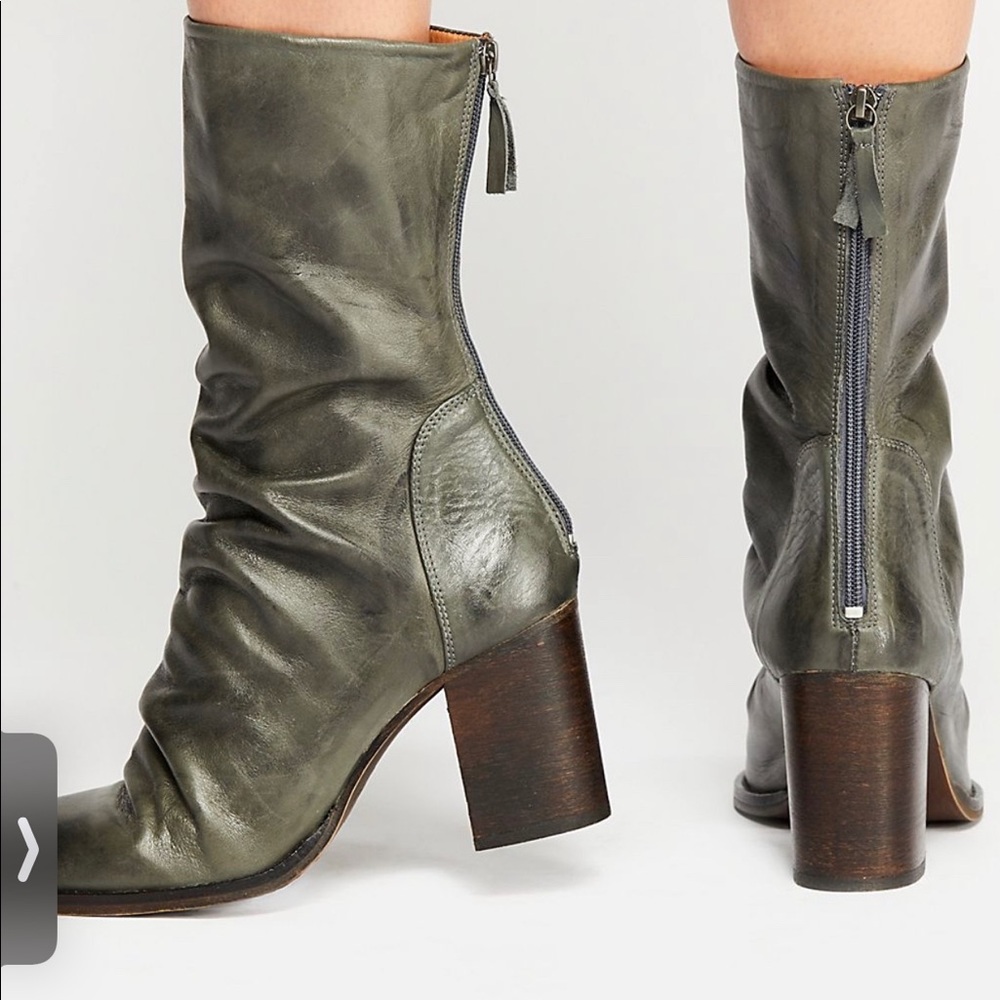 Elle block heel boot free people